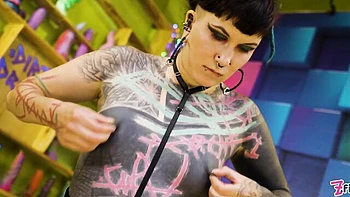 Stunner Anuskatzz at alternative scene