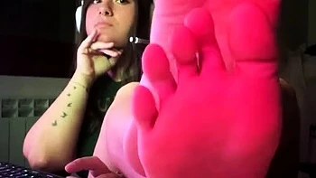 Exotic brunette hardcore foot fetish fuck