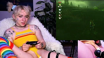 Hot amateur webcam girl teasing in sexy lingerie