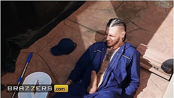 Sexy Kayley Gunner Gets Double The Pleasure From Husband Mick & Adonis The Window Washer