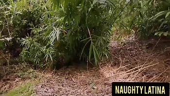 Bush Hardcore Sex With Sex Addicted Landlord Wife