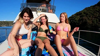 Yacht Nude Sunbathing