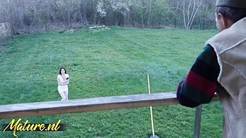 Sweet thing's tit sucking porn by Mature NL