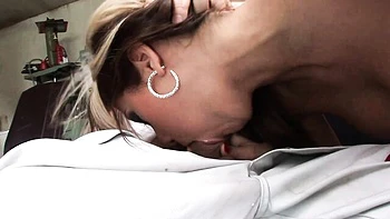 Pretty Regina's big cock scene